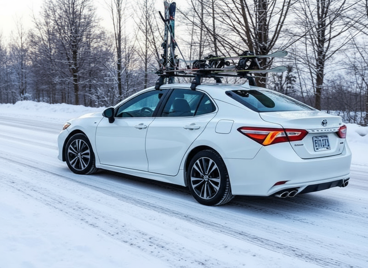 Toyota Camry - комфортабельный автомобиль для трансфера Новокузнецк Шерегеш на 3 пассажиров