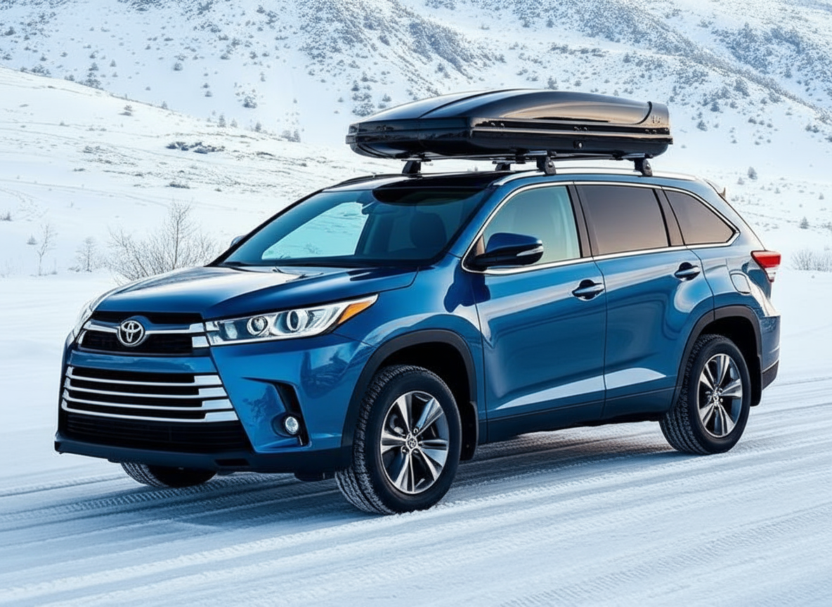 Toyota Highlander - комфортабельный автомобиль для трансфера Новокузнецк Шерегеш на 4 пассажиров