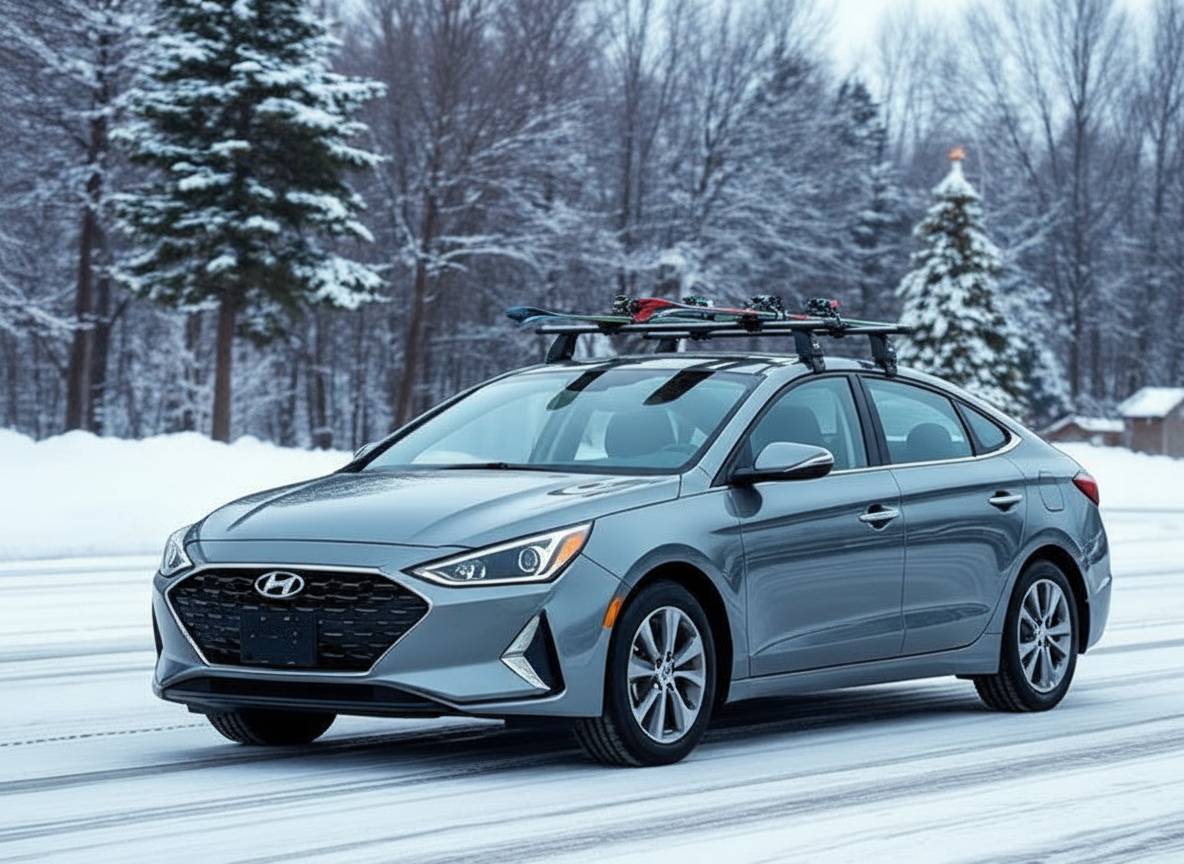Hyundai Solaris - комфортабельный автомобиль для трансфера Новокузнецк Шерегеш на 3 пассажиров