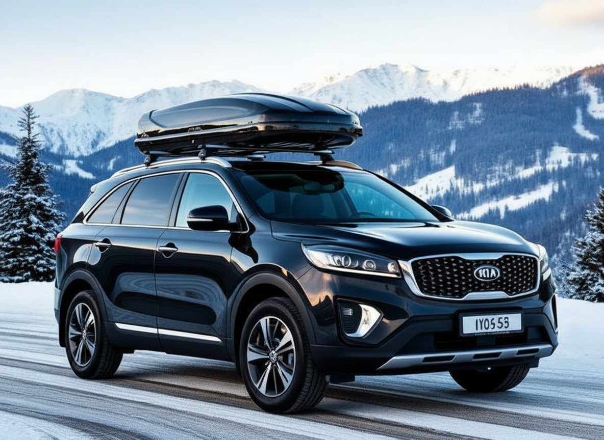 Kia Sorento - комфортабельный автомобиль для трансфера Новокузнецк Шерегеш на 4 пассажиров